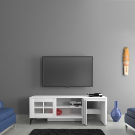 Hanah Home Revival - Whtite Soporte para TV Blanco